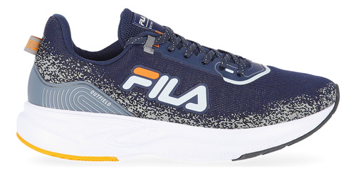 Zapatillas Urbanas Fila Outfield Hombre En Azul Marino Y Pla