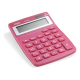 Calculadora Mv 4135 Rosa Visor 12 Dig. Display Lcd Elgin