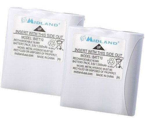 Midland Avp13 Baterias Recargables T71, T75, T7 Pack2 Batt10 