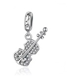 Charm Modelo Violin Colgante Musica De Plata 925 + Regalos