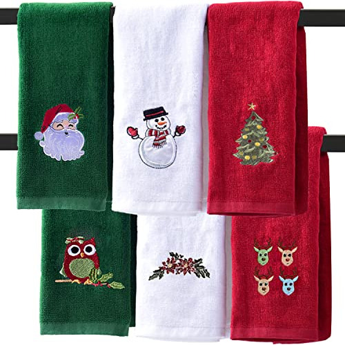 Toallas De Mano De Navidad Baño De 16 X 25 Pulgadas, P...