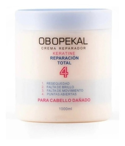 Crema Capilar De Keratina Reparación Total 4