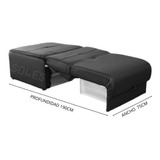 Sofa Cama 1 Plaza Sillon Individual  Simil Cuero 