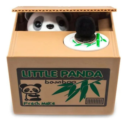 Alcancia De Gato O Panda Roba Monedas Animada Electronica