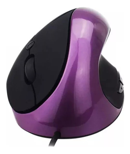 Mouse Vertical Ergonômico Com Fio Usb