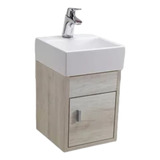 Mueble De Baño Colgante Max 1 Puerta Tostado - Gulliart