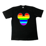Camiseta Camisa Mickey Lgbt Love Is Love T-shirt Feminina