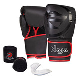 Luva Boxe Feminina Muaythai + Bandagem + Bucal Profissional 