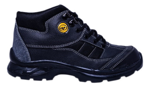 Borcego Negro Hombre Trekking 39 Al 47 - Lc