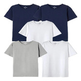 Kit 3 Camisetas Hering Kids Unissex