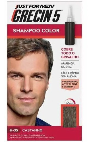 Shampoo Color Grecin 5 Tonalizante - Castanho