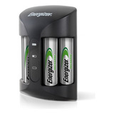 Energizer Ch1hrwb-4 - Cargador De Pilas Aa/aaa Con 4 Pilas .