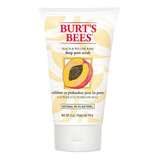 Exfoliante Facial Burt's Bees Durazno Y Corteza De Sauce114 Tipo De Piel Grasa