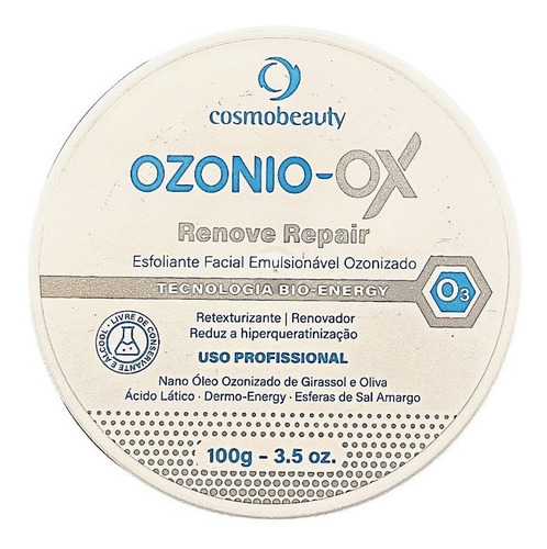 Cosmobeauty Esfoliante Facial Ozonio Ox Renove Repair 100g