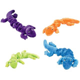 Juguete Para Perro Zanies Plush Bungee Geckos, 16 Pulgadas,