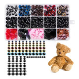 Ojos Y Nariz Seguridad Amigurumis Negro Rosa 5-12mm, 752 Pcs