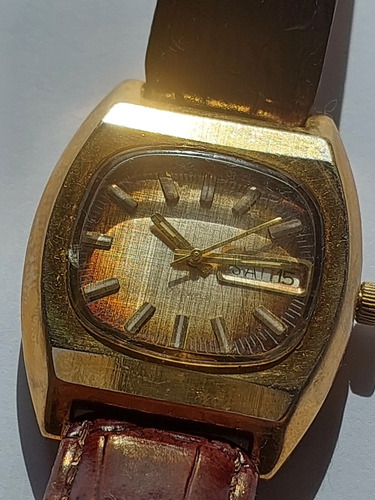 Reloj A Cuerda Manual, Marca Gruen,17 Jewels Vintage,hombre.