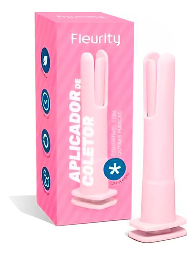 Aplicador De Coletor Menstrual Fleurity