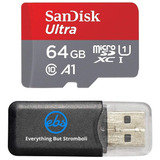 Tarjeta De Memoria Sandisk Ultra 64gb Micro Sdxc + Lector...