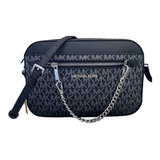 Bolsa Michael Kors Original Jetset Crossbody Black Monograma