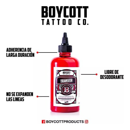 Crema De Transferencia P/ Stencil De Tatuajes 60 Ml Boycott