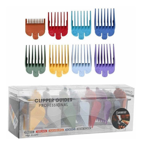 Set 8 Peines Para Máquina Corte / Cortadora Profesional Wahl