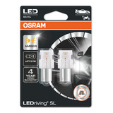 Kit 2 Lampara Led Osram P21w Ambar Luz De Giro