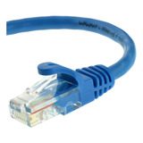 Cable Ethernet Cat5e De 20 Pies - Azul - Cable De Conexión -