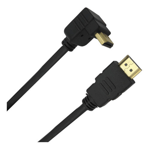 Cabo Hdmi X Hdmi Com Plug L De 90graus De 5 Metros