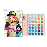 Paleta De 35 Sombras Manga Anime Book 2 A Rude Cosmetics 