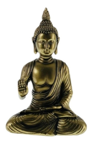 Figura Decorativa Buda Old Gold I