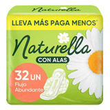 Naturella Con Alas Toallas Femeninas 32 Unidades