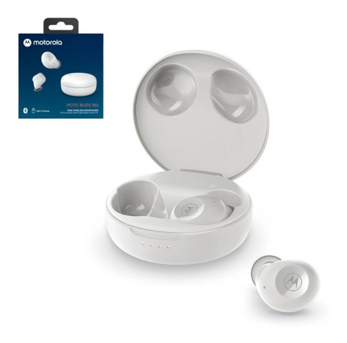 Audífonos Inalámbricos Bluetooth Motorola Moto Buds 150 Ipx5 Color Blanco