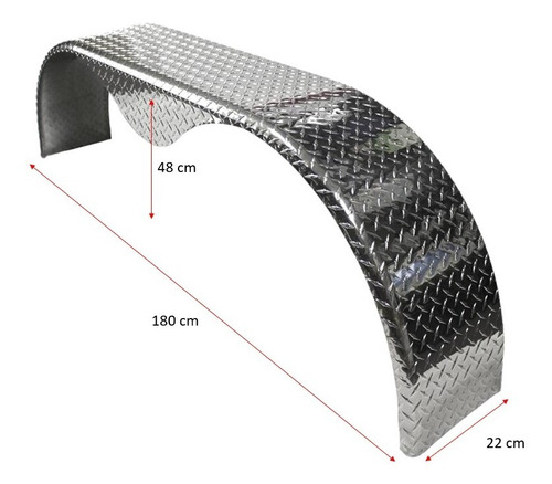 Par De Salpicaderas Aluminio Rin 15 Dos Ejes Fender Polvera