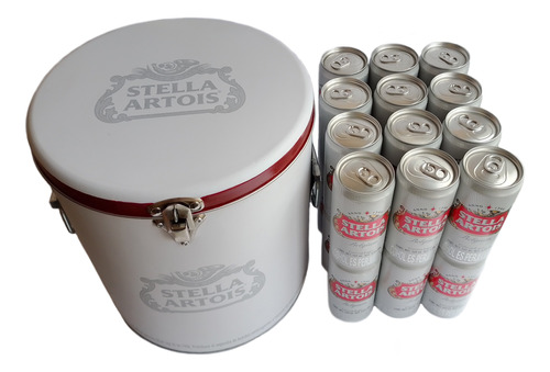 Mini Cooler Stella Artois + Cerveza En Lata X 269ml X24 Uds