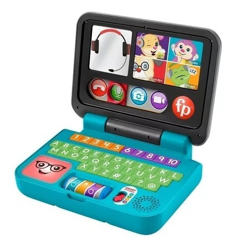 Fisher Price - Mi Primer Laptop De Aprendizaje- Hgw97 Color Celeste