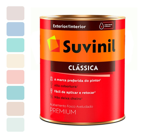 Tinta Suvinil Clássica Premium Maxx Pva 900 Ml