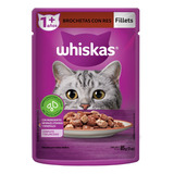 Sobre Whiskas Gato Adulto (filetes) Brochetas Con Res 85g