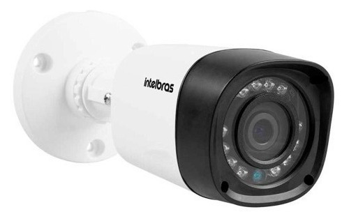 Câmera De Segurança Intelbras Vhd 1220 B 1000 Com Resolução De 2mp Visão Nocturna Incluída Branca