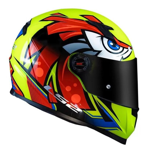 Capacete Ls2 Ff358 Tribal Amarelo Yellow