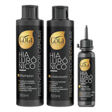  Kit Shampoo Condicionador Tonico Hialuronico Preenchedor