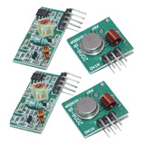 2x Módulo Rf Transmissor Receptor 433mhz Am Arduino Rx Tx