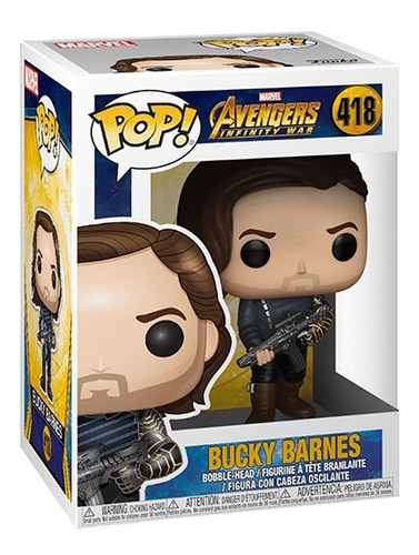 Funko - Pop! Marvel - Infinity War - Bucky With Weapon #418