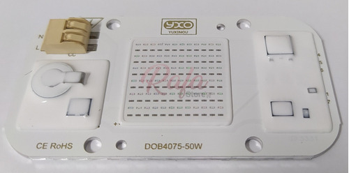 4 Unidades Cob 50w 220v Azul Royal 450-455nm Solderless 