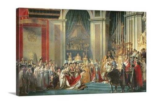 La Consagración De Napoleón 120x80cm En Lienzo Canvas