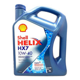 Aceite Para Motor Shell Semi Sintético Helix Hx7 10w-40 X 4l