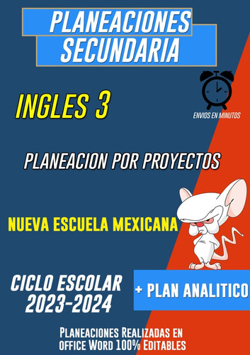 Planeación Ingles 3 Por Proyectos Secundaria