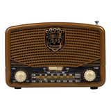 Radio Portátil Bluetooth Vintage Retro Recargable Usb Aux