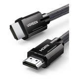 Ugreen Cable Hdmi 2.1 8k 60hz 3m Ultra Hd Hdr 48gbps Ps5 Ps4
