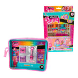 2 Kits Maquiagem Infantil Batom + Unhas Postiças - Promoção